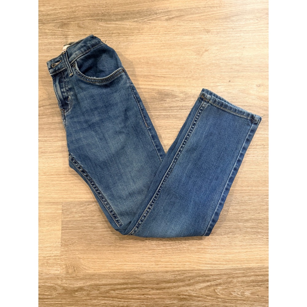 Levis 511 Slim Performance Jeans Boys Size 10 Medium Wash Blue Denim Adjustable